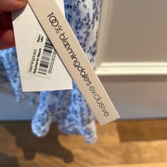 AQUA Floral Print Drawstring Tank - - Picture 2 of 2